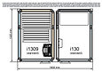 Комбинированная сауна с пародушевой кабиной Tylo Impression Twin 130/1309/W белый профиль, фото 2