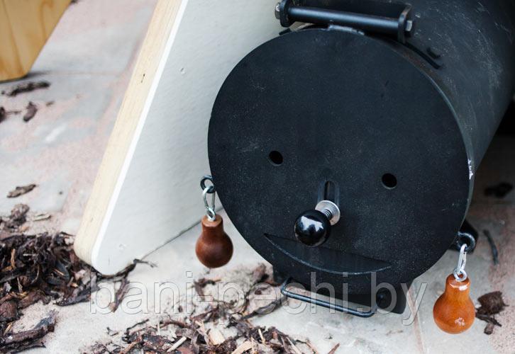 Печь для сауны IKI Mini Plus со стальной дверцей "смайл" - фото 3 - id-p92792079