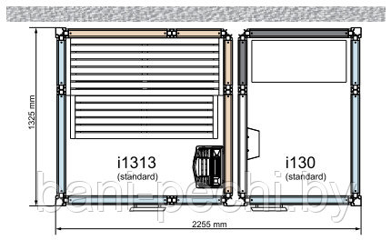 Комбинированная сауна с пародушевой кабиной Tylo Impression Twin 130/1313/W белый профиль - фото 2 - id-p92791951