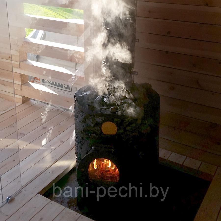 Печь для сауны IKI Maxi со стальной дверцей "смайл" - фото 6 - id-p92792085