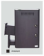 Печь для бани и сауны VIRA-12ТСХ (Теплообменник/ дверца со стеклом/ хромированная задняя панель) /VIRA-12ТСХК, фото 2