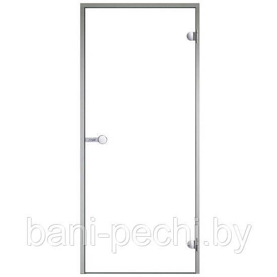 Стеклянная дверь для хаммама HARVIA 8*19 стекло прозрачное