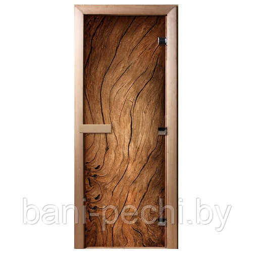 Дверь для сауны стеклянная DoorWood с фотопечатью 8 мм, 7 х 19, код А052 - фото 2 - id-p92789732