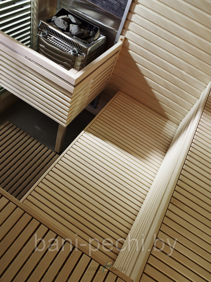 Сауна в сборе HARVIA Rubic S2123RC интерьер Futura в комплекте с печью и аксессуарами - фото 4 - id-p92791924