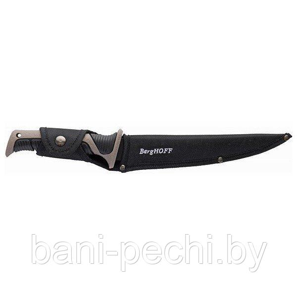 Нож тонкий гибкий филейный BergHOFF Everslice с чехлом - фото 1 - id-p93146367