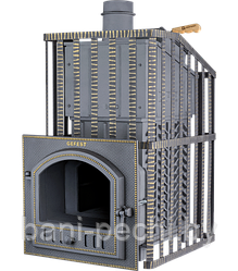 Чугунная банная печь Гефест GFS ЗК З0 (П) Ураган