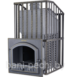 Чугунная банная печь Гефест GFS ЗК 45 (М) Ураган
