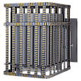 Чугунная банная печь Гефест Гроза 24 (П) в сетке, фото 2
