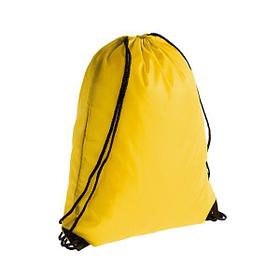 Желтый рюкзак-мешок для обуви на веревочных ручках для нанесения логотипа