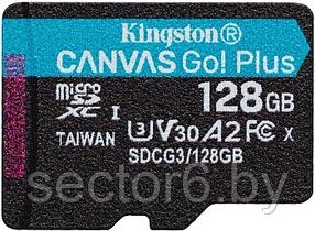 Карта памяти Kingston Canvas Go! Plus microSDXC 128GB