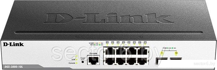 Коммутатор D-Link DGS-3000-10L/B1A - фото 1 - id-p130504089