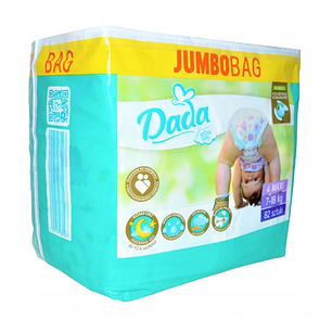 Подгузники Dada Extra Soft Jumbo Bag 4 maxi 82 шт, фото 2