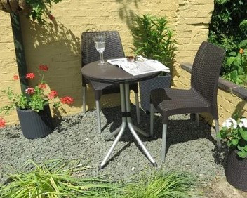 Набор мебели CHELSEA SET (2 стула+столик), коричневый - фото 4 - id-p130511753