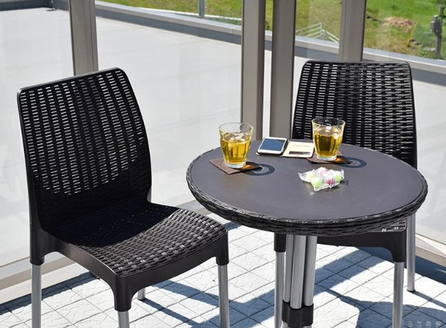 Набор мебели CHELSEA SET (2 стула+столик), коричневый - фото 5 - id-p130511753