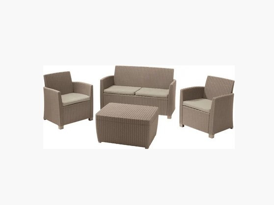 Набор мебели Corona lounge set, капучино - фото 2 - id-p130511846