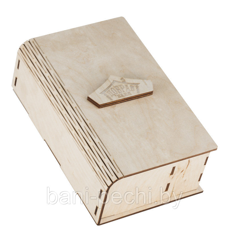 Деревянный набор для сауны Коробка Добрая баня с ароматами 500 мл на выбор и 2 по 10 мл на выбор - фото 5 - id-p111666074