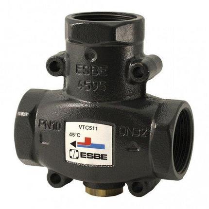 Термостатический клапан ESBE VTC511 25-9 60°C вн. р., фото 2