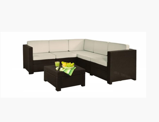 Набор уличной мебели PROVENCE SET+COFFEE TBL, коричневый - фото 2 - id-p130551823