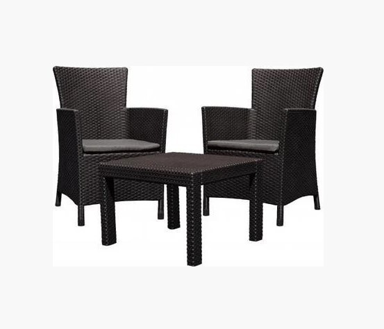 Набор мебели ROSARIO BALCONY GRAP ( стол + стул), графит - фото 2 - id-p130559057