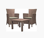 Набор мебели ROSARIO BALCONY GRAP ( стол + стул), графит, фото 3