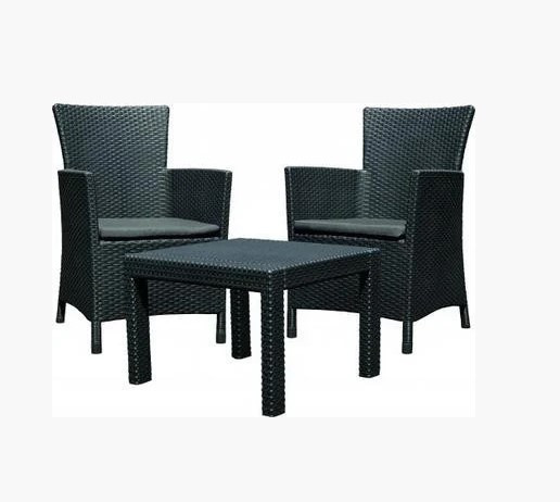 Набор мебели ROSARIO BALCONY GRAP ( стол + стул), графит - фото 4 - id-p130559057