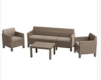 Набор уличной мебели Orlando 3-sofa set, капучино