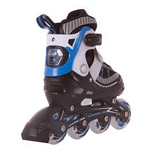 Раздвижные роликовые коньки RGX Nova black/blue р-р 30-33, фото 2