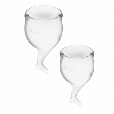 Менструальная чаша "Satisfyer" гигиеническая, силиконовая,медицинская для месячных,бассейна - фото 2 - id-p130564422