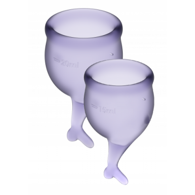 Менструальная чаша "Satisfyer" гигиеническая, силиконовая,медицинская для месячных,бассейна - фото 3 - id-p130564422