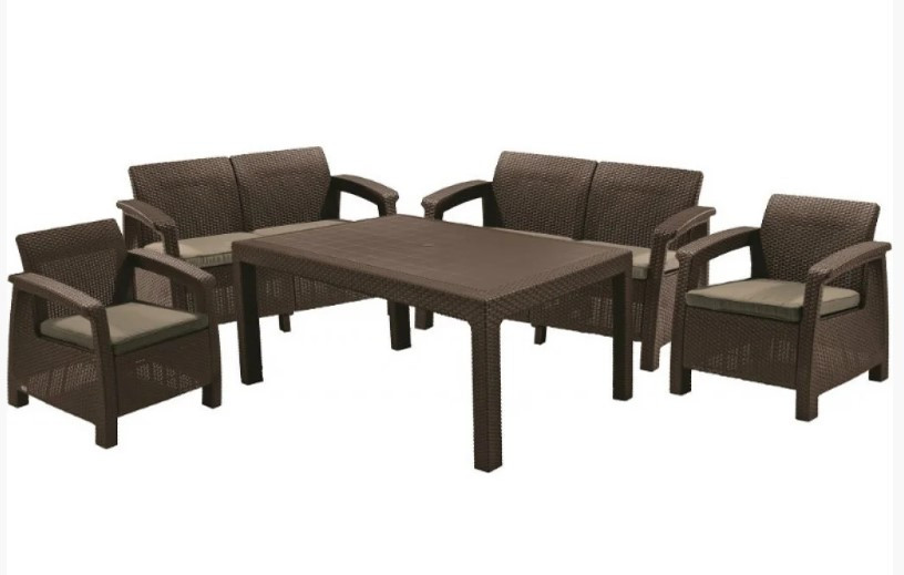 Набор уличной мебели CORFU II FIESTA , коричневый - фото 1 - id-p130564655