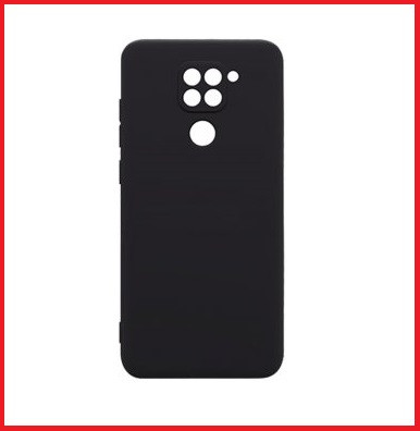 Чехол-накладка для Xiaomi Redmi note 9 (силикон) черный