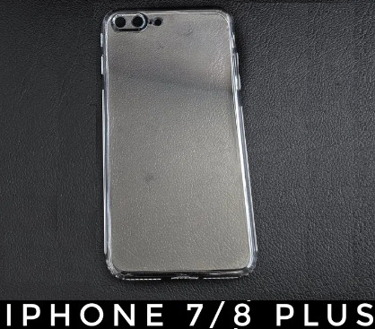 Чехол-накладка для Apple Iphone 8 Plus (силикон) прозрачный с защитой камеры