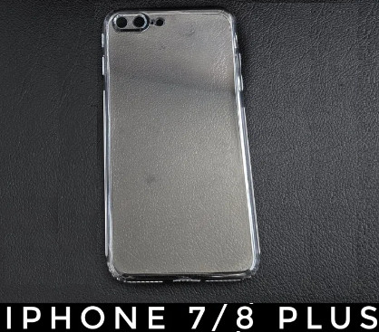 Чехол-накладка для Apple Iphone 7 Plus / 8 Plus (силикон) прозрачный с защитой камеры