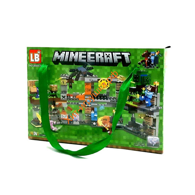 Набор из 4-х конструкторов Minecraft LB569-1 (аналог Lego Minecraft) 240 деталей - фото 3 - id-p130620457