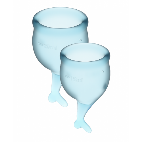 Менструальная чаша Сатисфаер Satisfyer 2 штуки.Суперцена! - фото 4 - id-p130643719