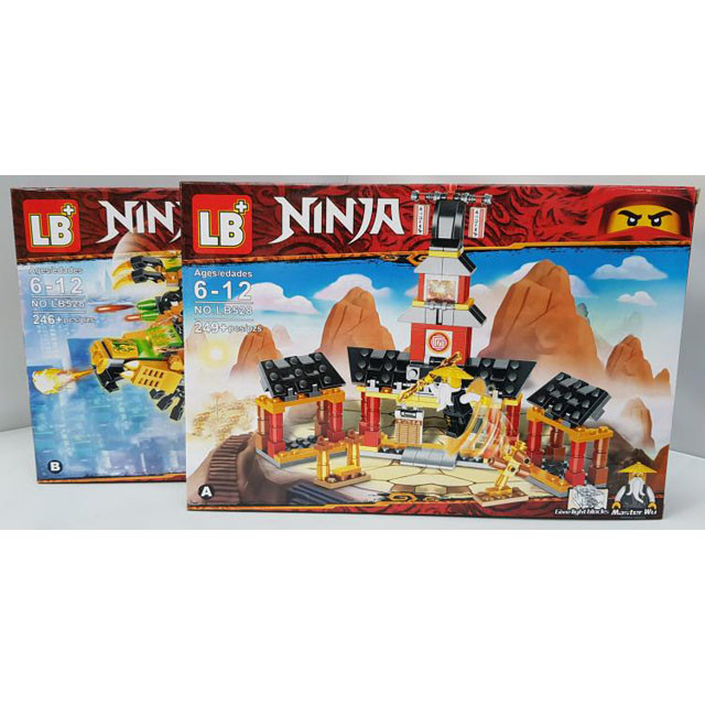 Набор из 4-х конструкторов Ninja LB528-1 (аналог Lego Ninjago) 249 деталей - фото 6