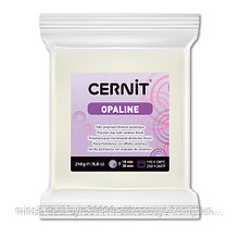 Пластика "Cernit opaline" 250 гр. белый №010 - белый с эффектом восковой полупрозрачности (50% opacity)