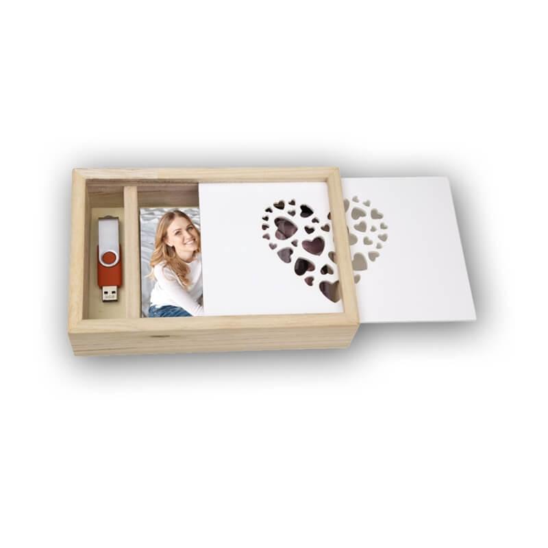 Шкатулка CZ1257 LOVE BOX USB 13X18 24,5x16x5 - фото 2 - id-p125516972