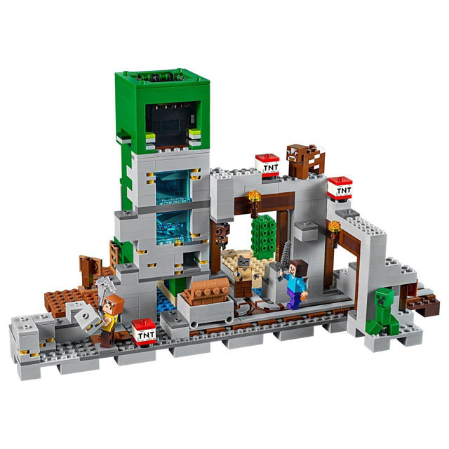 Конструктор Lari 11363 Minecraft Шахта Крипера (аналог Lego Minecraft 21155) 852 детали - фото 5 - id-p130648503