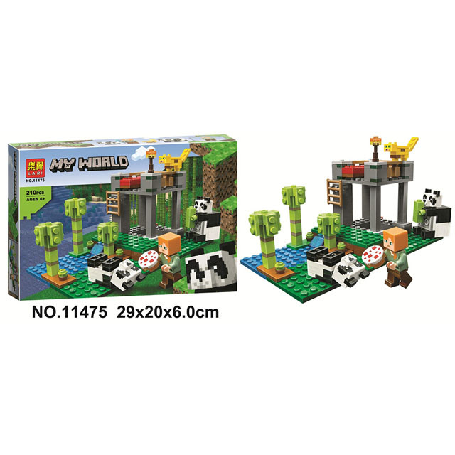 Конструктор Lari 11475 Minecraft Питомник панд (аналог Lego Minecraft 21158) 210 деталей - фото 2 - id-p130648897