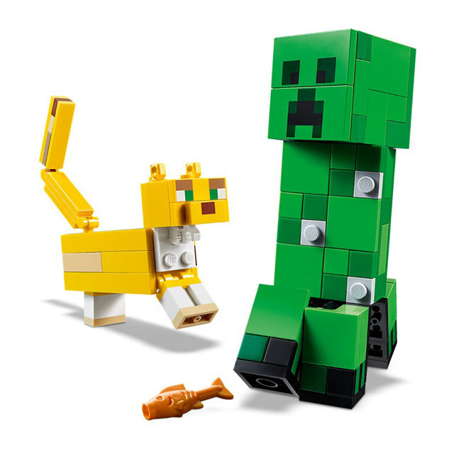 Конструктор Lari 11474 Minecraft Крипер и Оцелот (аналог Lego Minecraft 21156) 184 детали - фото 5 - id-p130648942