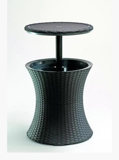 Стол-холодильник Cool Bar Rattan, коричневый - фото 1 - id-p130667916