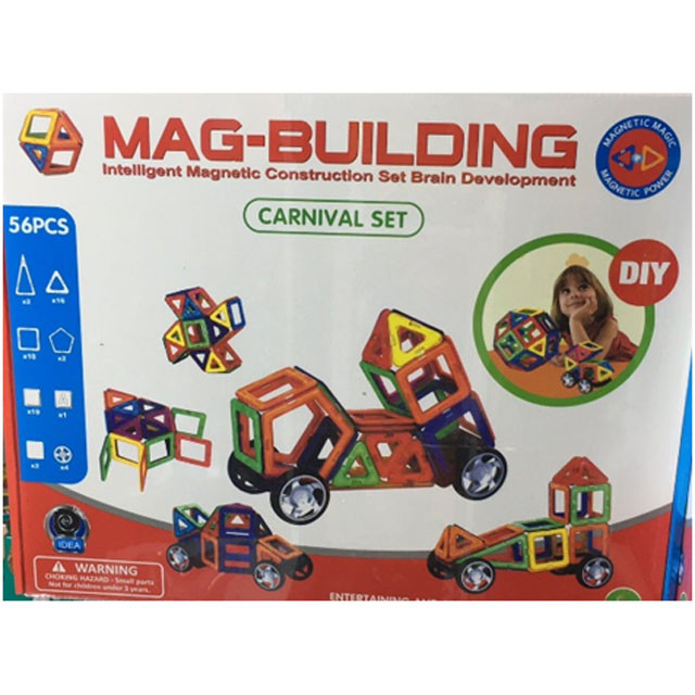 Магнитный конструктор Mag-Building 56 деталей - фото 3 - id-p130682227