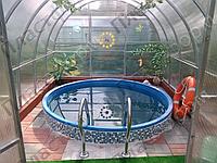 Купель пластиковая круглая большая 6000 л.