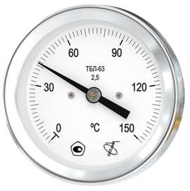 Биметаллические термометры «ТБЛ-63», «ТБЛ-80», «ТБЛ-100» - фото 1 - id-p9068174