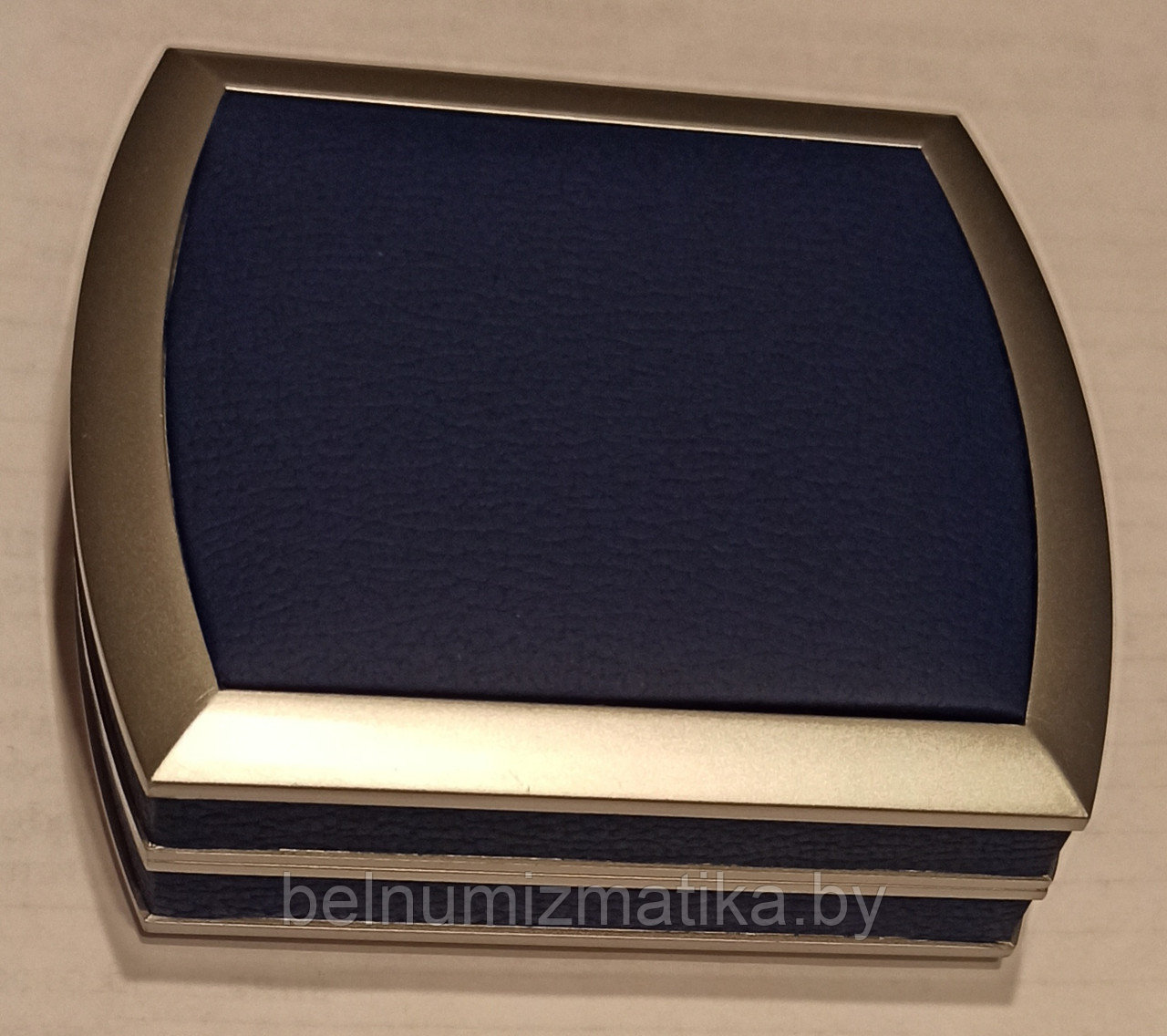 Футляр для монеты с капсулой Ø 45.00 мм синий с серебряным кантом - фото 2 - id-p130706807