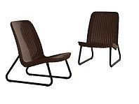 Набор мебели (2 кресла) Rio Patio Duo, коричневый