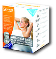 Фитбол Арахис 50х100 см., Gym Ball Peanut Qmed, фото 2