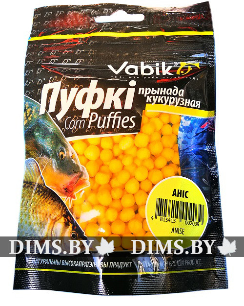 Вулканизированная кукуруза Vabik "Пуфки" Анис 20 г