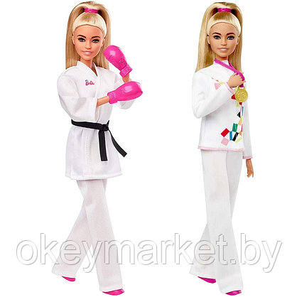 Кукла Barbie Олимпийская спортсменка Каратистка GJL74, фото 3